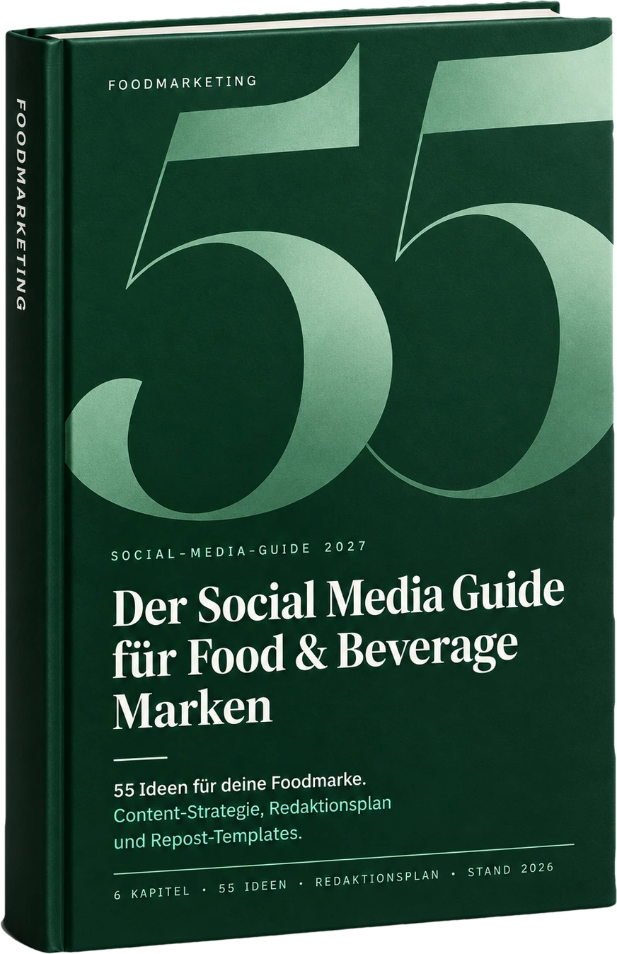 Der Social Media Guide für Food & Beverage Marken als gebundenes Buch